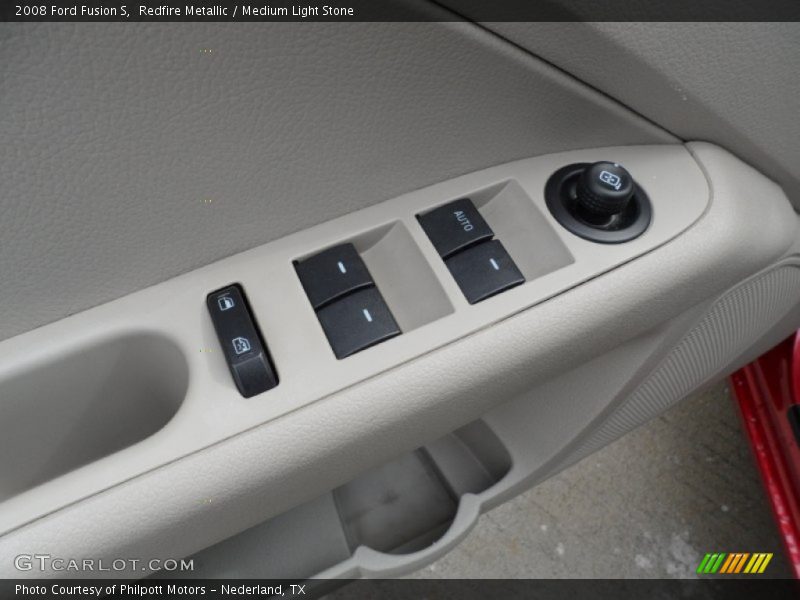 Redfire Metallic / Medium Light Stone 2008 Ford Fusion S