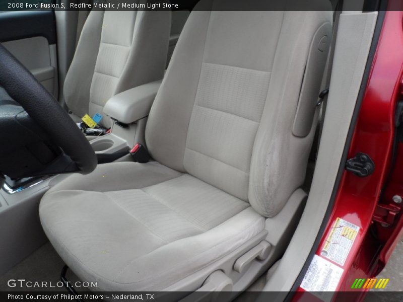 Redfire Metallic / Medium Light Stone 2008 Ford Fusion S