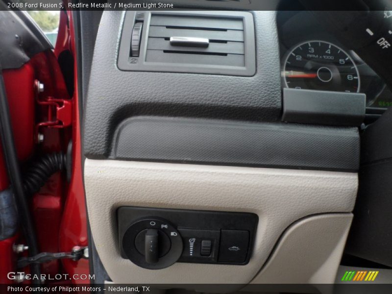 Redfire Metallic / Medium Light Stone 2008 Ford Fusion S
