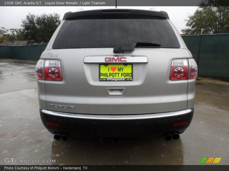 Liquid Silver Metallic / Light Titanium 2008 GMC Acadia SLT