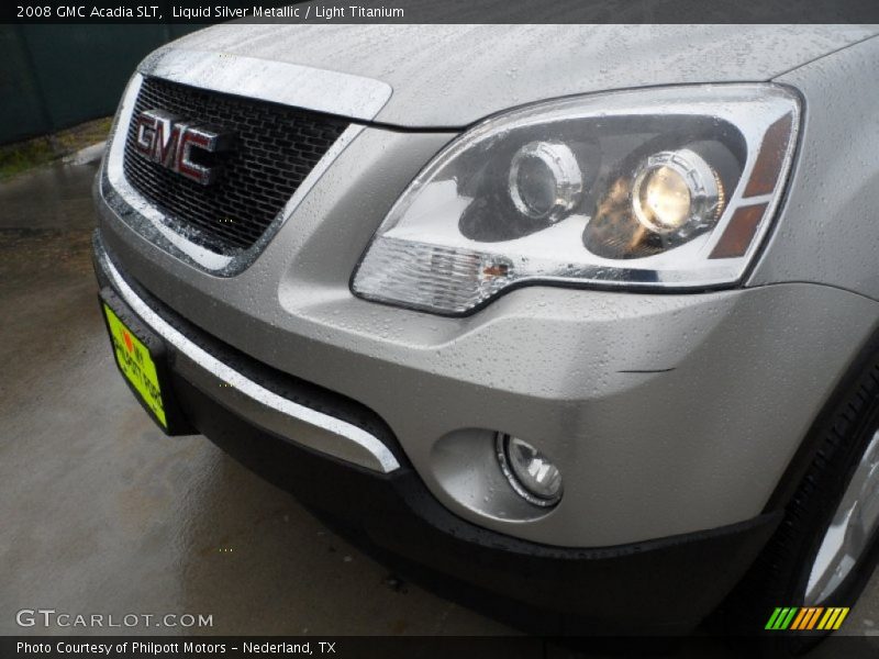 Liquid Silver Metallic / Light Titanium 2008 GMC Acadia SLT