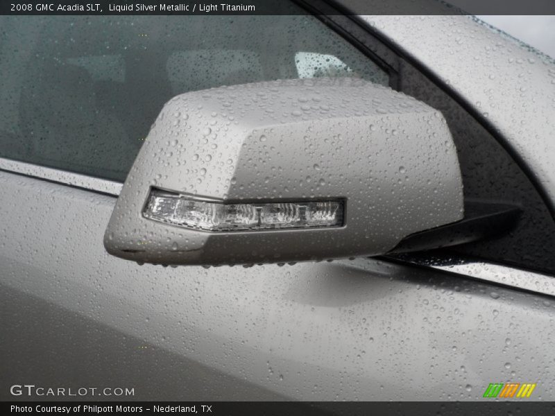 Liquid Silver Metallic / Light Titanium 2008 GMC Acadia SLT