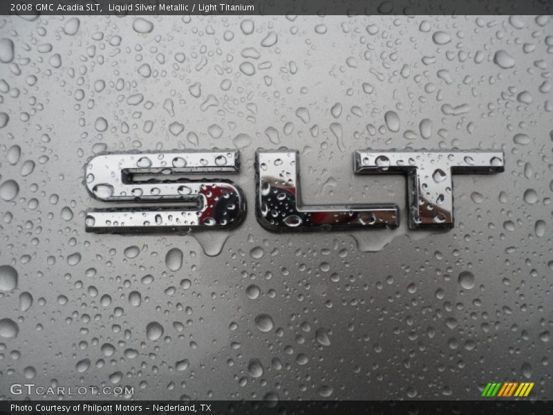 Liquid Silver Metallic / Light Titanium 2008 GMC Acadia SLT