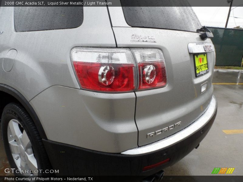 Liquid Silver Metallic / Light Titanium 2008 GMC Acadia SLT