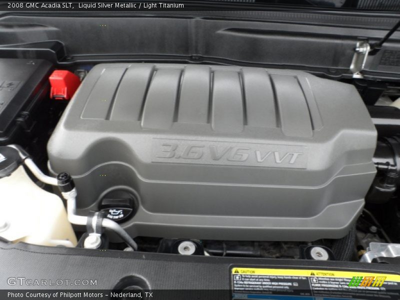 Liquid Silver Metallic / Light Titanium 2008 GMC Acadia SLT
