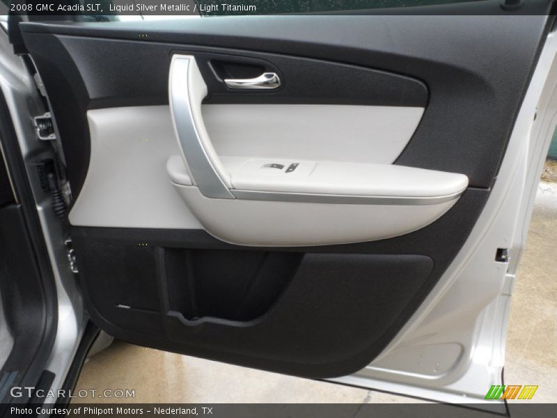 Liquid Silver Metallic / Light Titanium 2008 GMC Acadia SLT