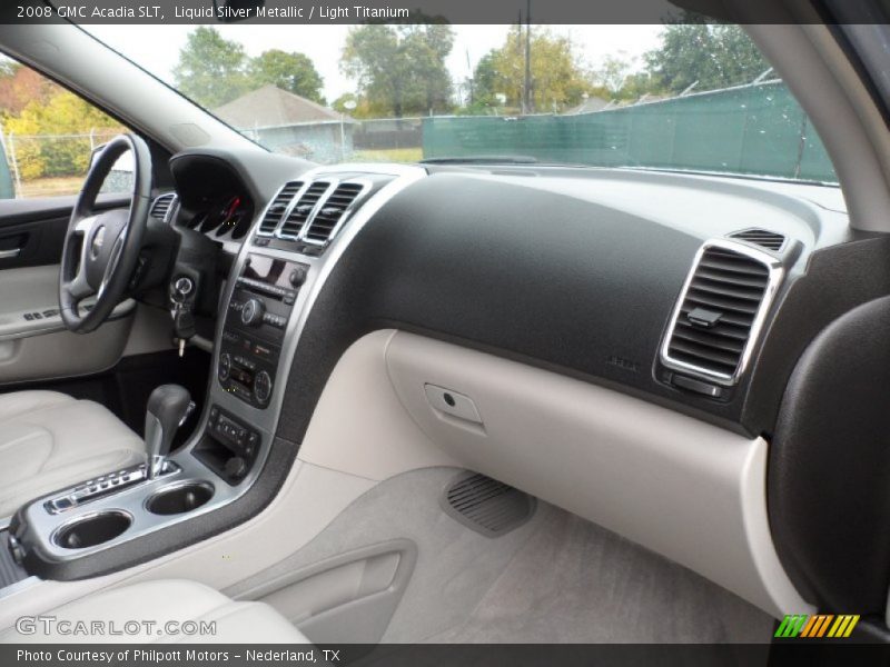 Liquid Silver Metallic / Light Titanium 2008 GMC Acadia SLT