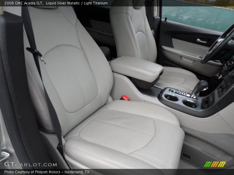 Liquid Silver Metallic / Light Titanium 2008 GMC Acadia SLT
