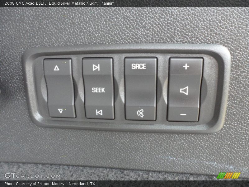 Liquid Silver Metallic / Light Titanium 2008 GMC Acadia SLT