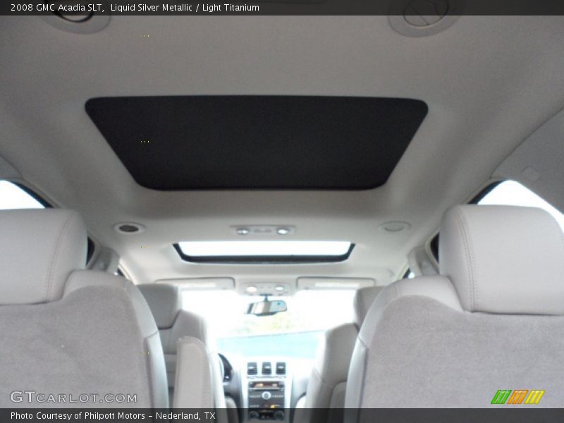 Liquid Silver Metallic / Light Titanium 2008 GMC Acadia SLT