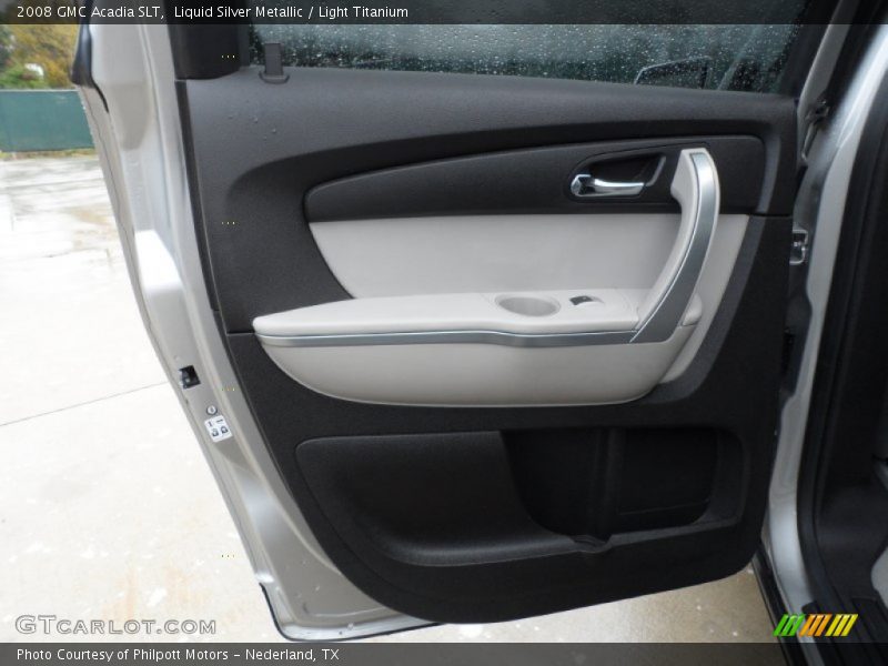Liquid Silver Metallic / Light Titanium 2008 GMC Acadia SLT