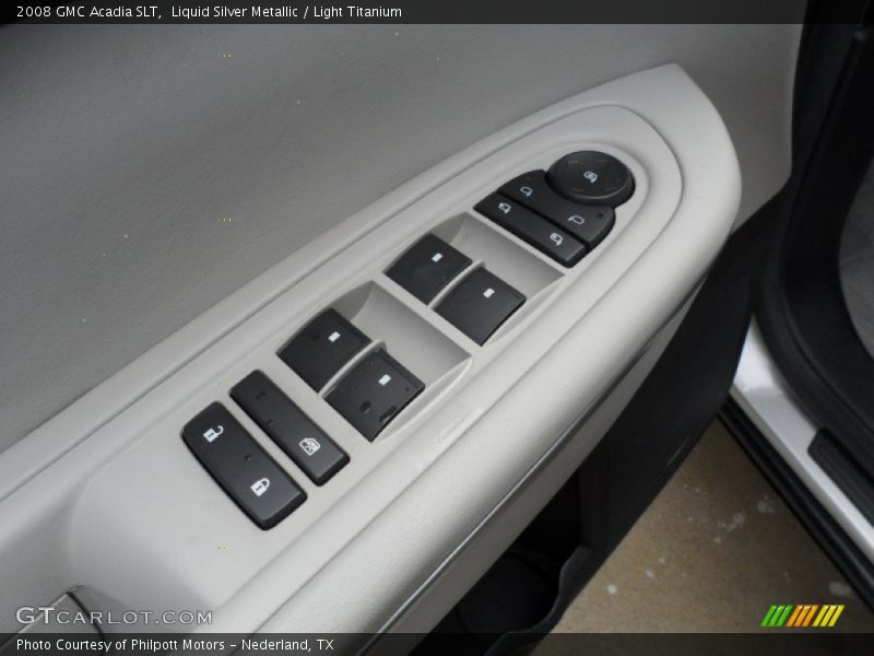 Liquid Silver Metallic / Light Titanium 2008 GMC Acadia SLT