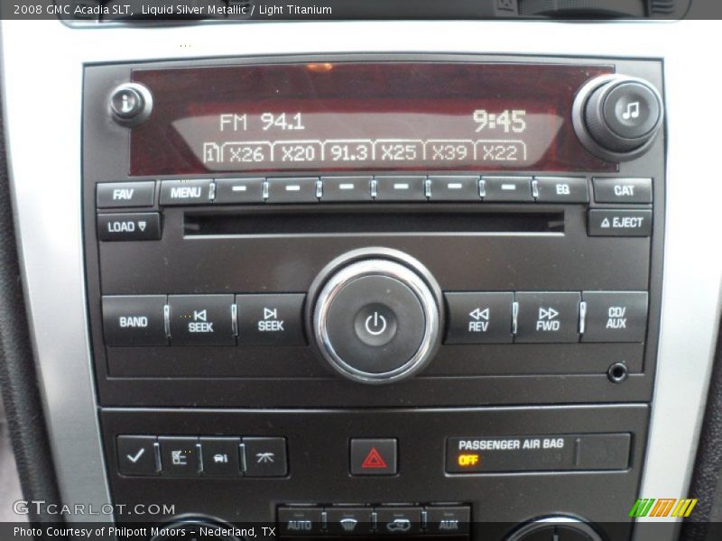 Liquid Silver Metallic / Light Titanium 2008 GMC Acadia SLT