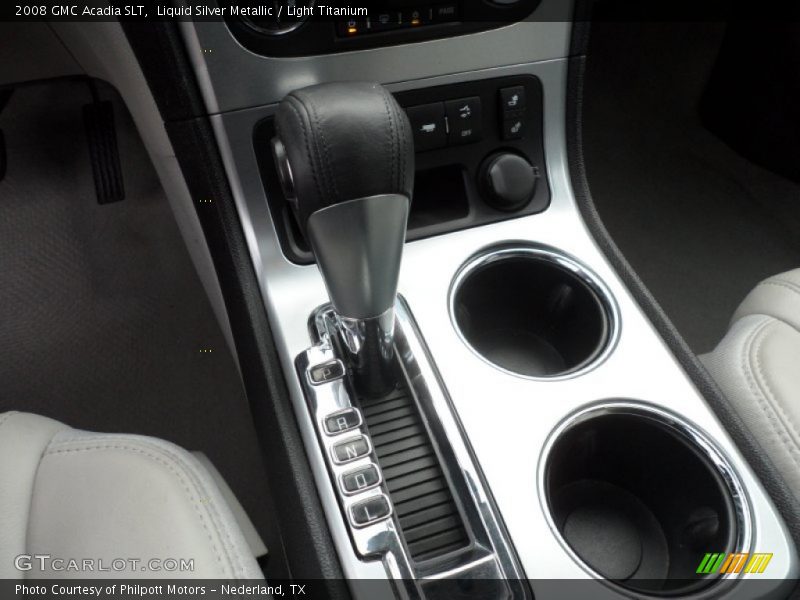 Liquid Silver Metallic / Light Titanium 2008 GMC Acadia SLT