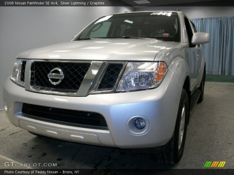 Silver Lightning / Graphite 2008 Nissan Pathfinder SE 4x4