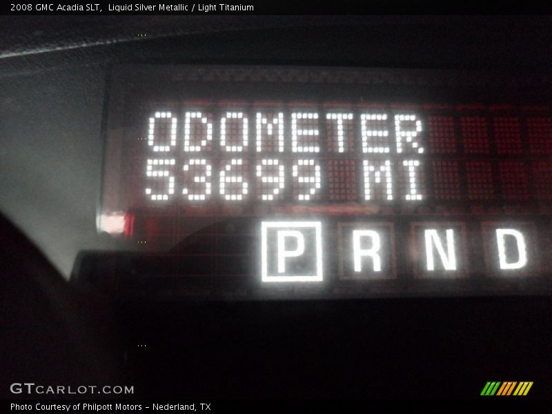 Liquid Silver Metallic / Light Titanium 2008 GMC Acadia SLT