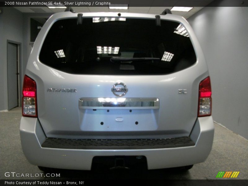 Silver Lightning / Graphite 2008 Nissan Pathfinder SE 4x4