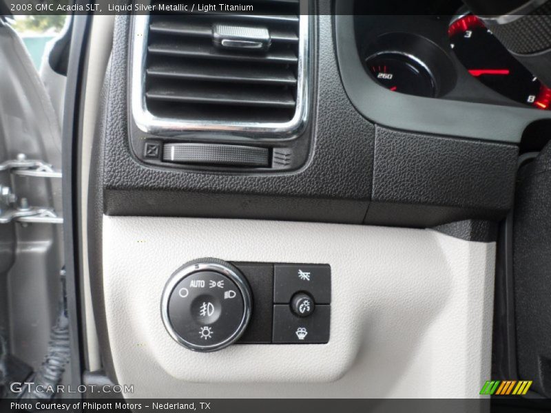 Liquid Silver Metallic / Light Titanium 2008 GMC Acadia SLT