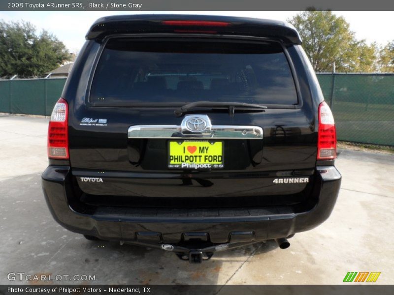 Black / Stone Gray 2008 Toyota 4Runner SR5