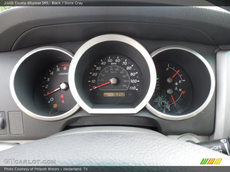 Black / Stone Gray 2008 Toyota 4Runner SR5