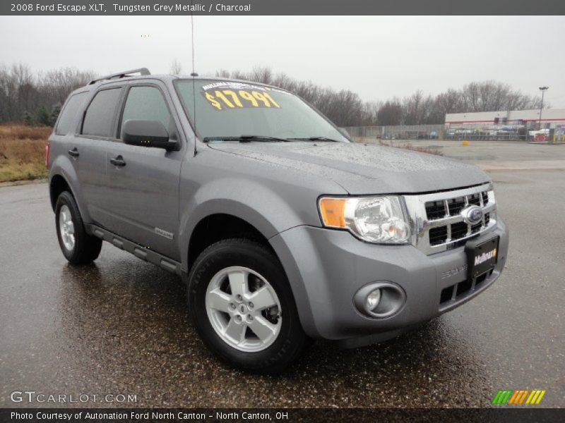 Tungsten Grey Metallic / Charcoal 2008 Ford Escape XLT