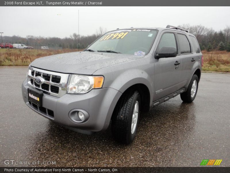 Tungsten Grey Metallic / Charcoal 2008 Ford Escape XLT