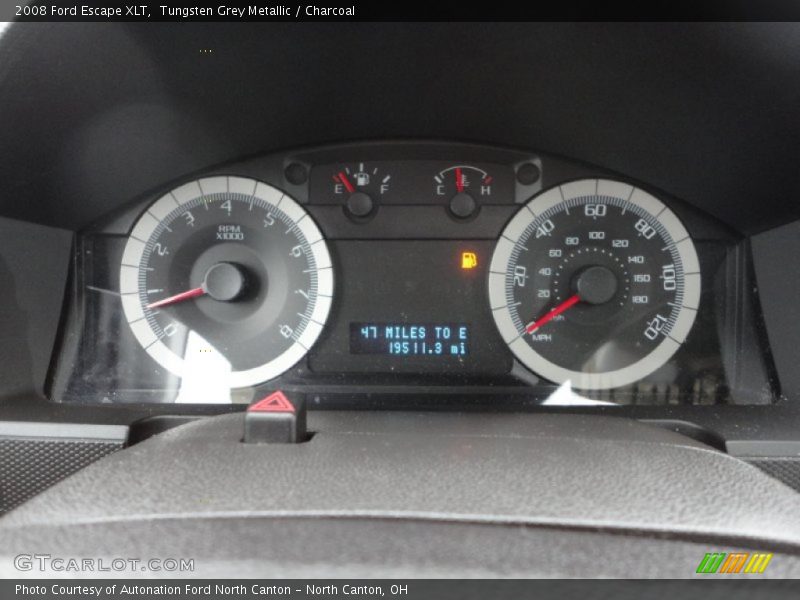 Tungsten Grey Metallic / Charcoal 2008 Ford Escape XLT