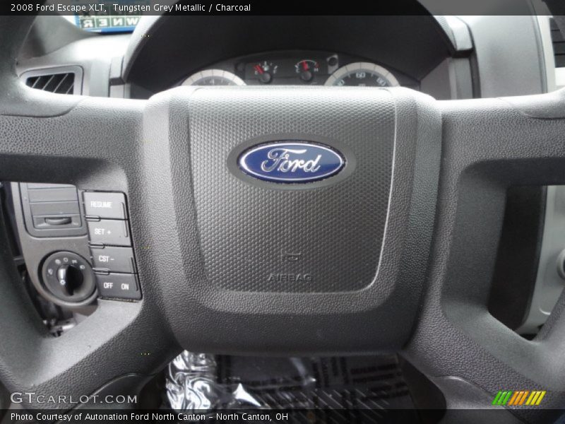 Tungsten Grey Metallic / Charcoal 2008 Ford Escape XLT