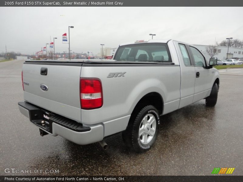Silver Metallic / Medium Flint Grey 2005 Ford F150 STX SuperCab