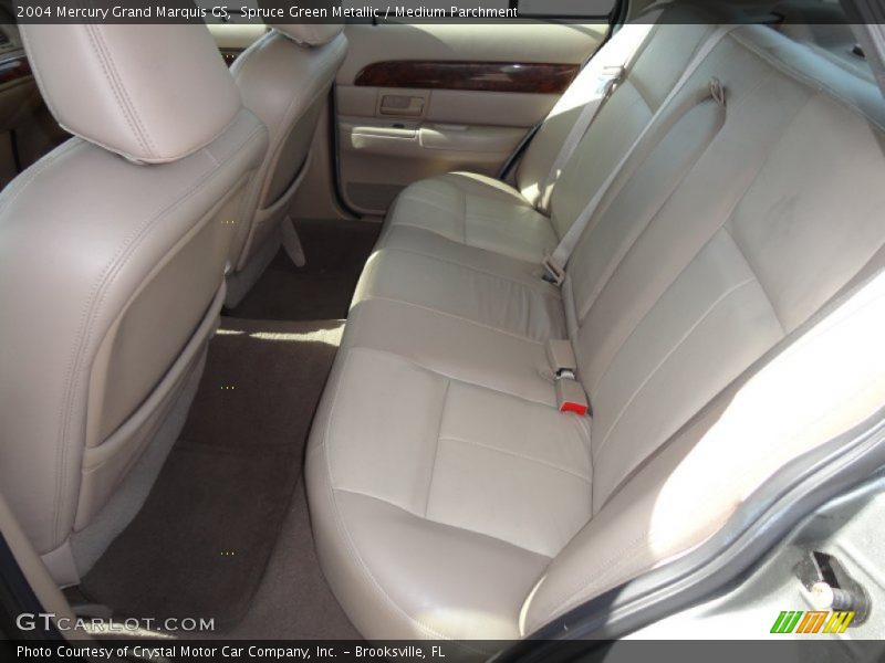 Spruce Green Metallic / Medium Parchment 2004 Mercury Grand Marquis GS