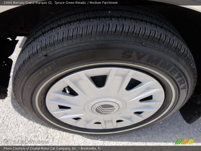 Spruce Green Metallic / Medium Parchment 2004 Mercury Grand Marquis GS
