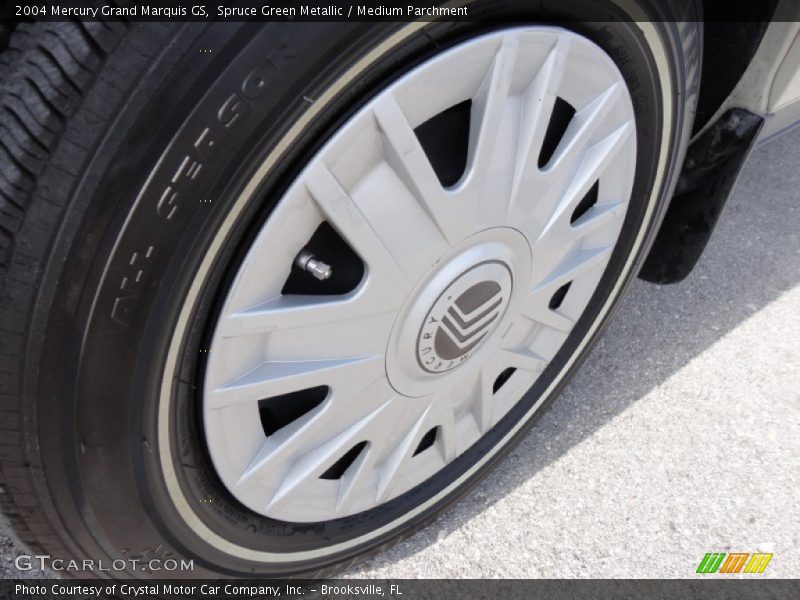 Spruce Green Metallic / Medium Parchment 2004 Mercury Grand Marquis GS