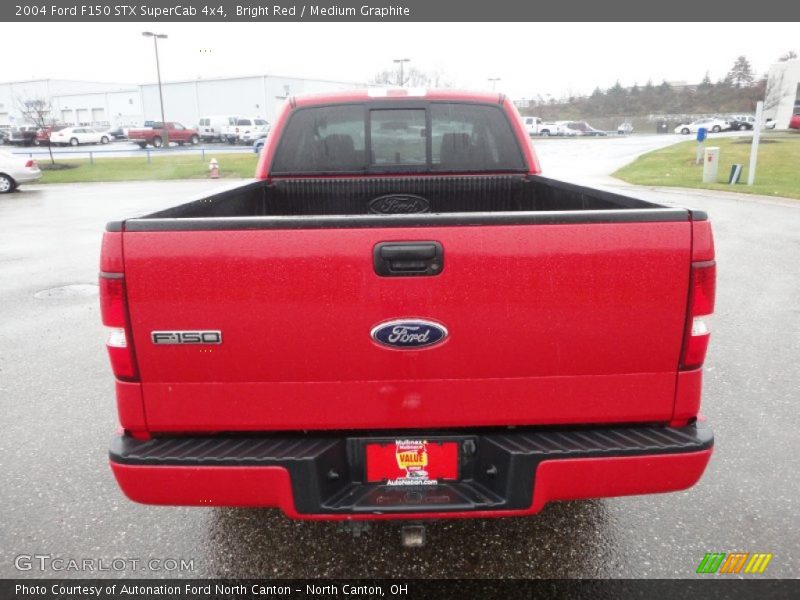 Bright Red / Medium Graphite 2004 Ford F150 STX SuperCab 4x4