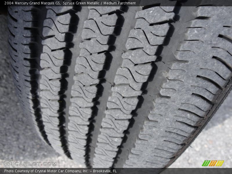 Spruce Green Metallic / Medium Parchment 2004 Mercury Grand Marquis GS