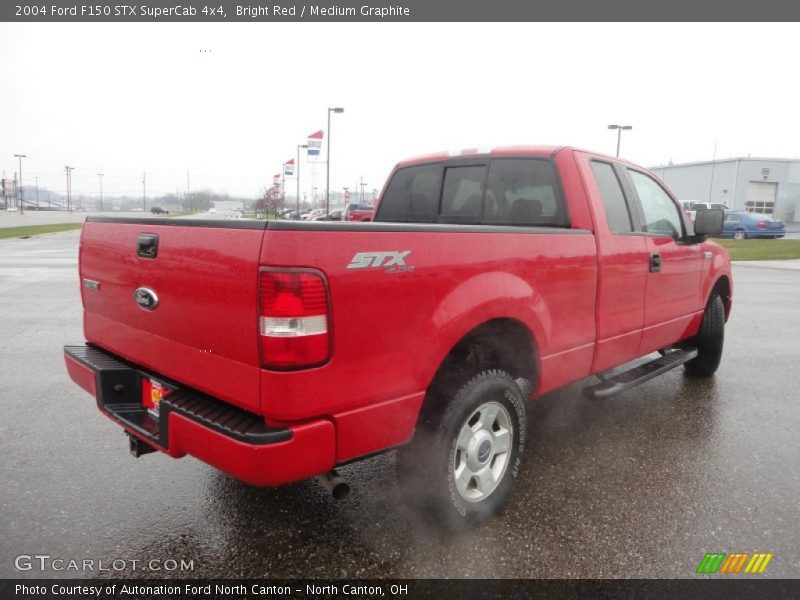 Bright Red / Medium Graphite 2004 Ford F150 STX SuperCab 4x4