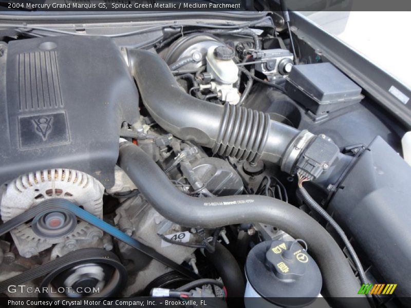 Spruce Green Metallic / Medium Parchment 2004 Mercury Grand Marquis GS