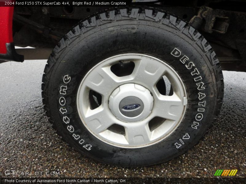 Bright Red / Medium Graphite 2004 Ford F150 STX SuperCab 4x4