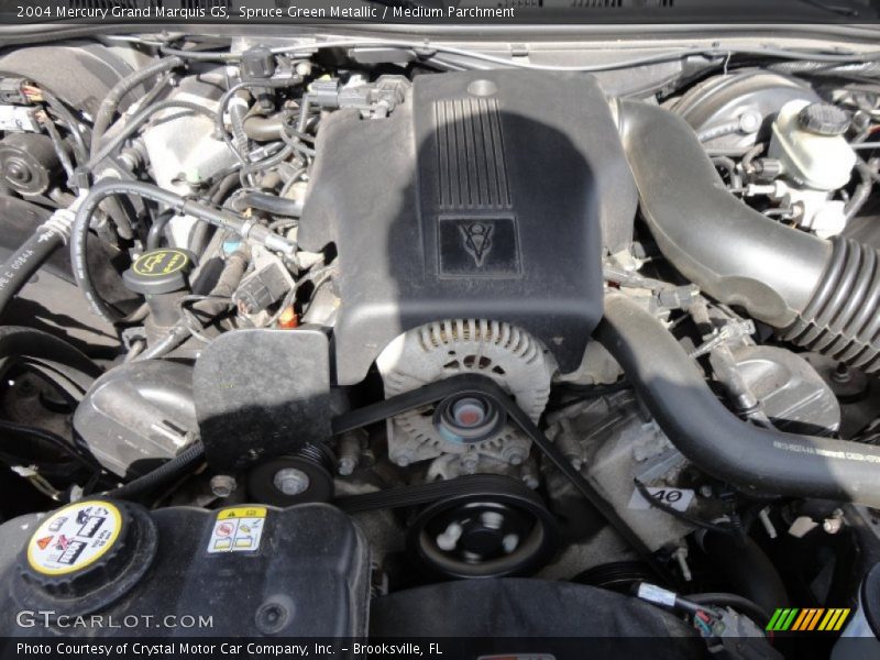 Spruce Green Metallic / Medium Parchment 2004 Mercury Grand Marquis GS