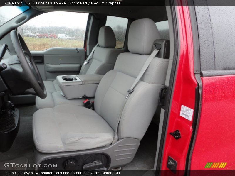 Bright Red / Medium Graphite 2004 Ford F150 STX SuperCab 4x4