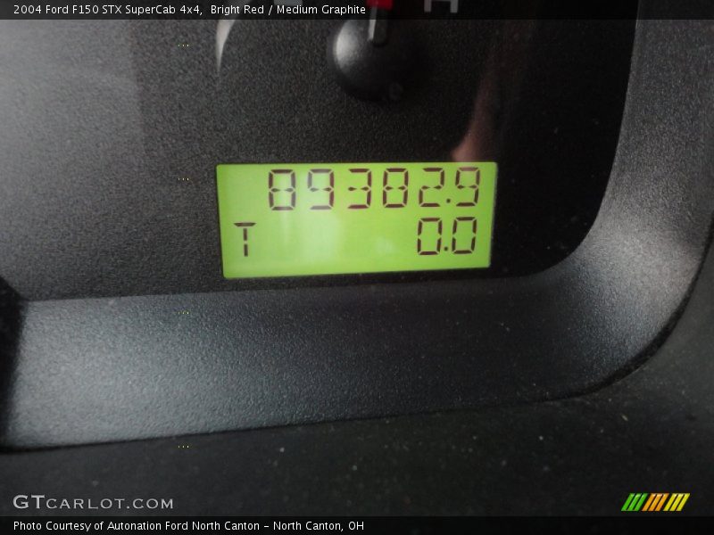 Bright Red / Medium Graphite 2004 Ford F150 STX SuperCab 4x4