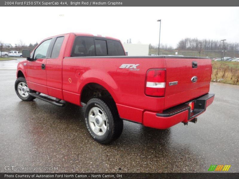 Bright Red / Medium Graphite 2004 Ford F150 STX SuperCab 4x4