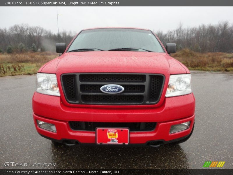 Bright Red / Medium Graphite 2004 Ford F150 STX SuperCab 4x4