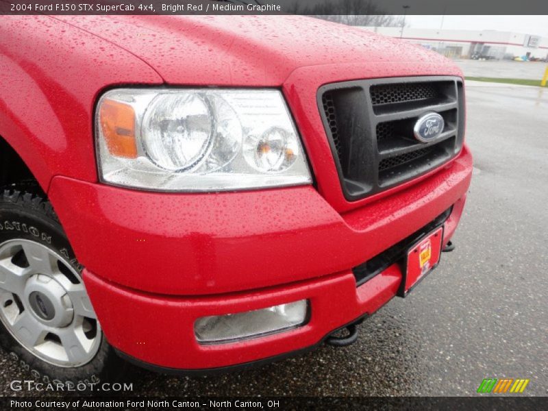 Bright Red / Medium Graphite 2004 Ford F150 STX SuperCab 4x4