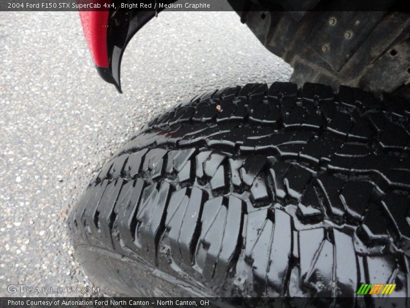Bright Red / Medium Graphite 2004 Ford F150 STX SuperCab 4x4