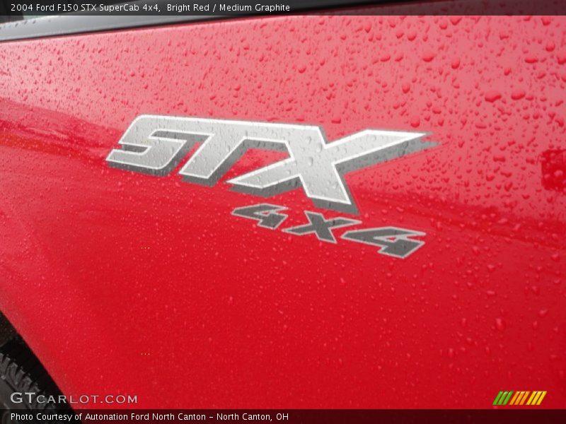 Bright Red / Medium Graphite 2004 Ford F150 STX SuperCab 4x4