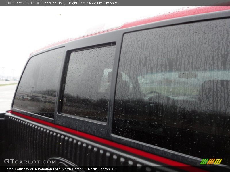 Bright Red / Medium Graphite 2004 Ford F150 STX SuperCab 4x4