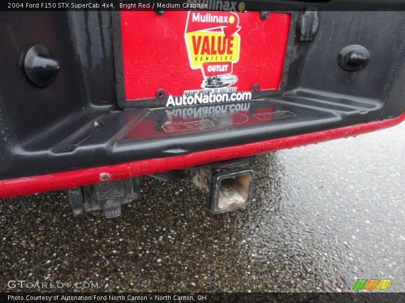 Bright Red / Medium Graphite 2004 Ford F150 STX SuperCab 4x4