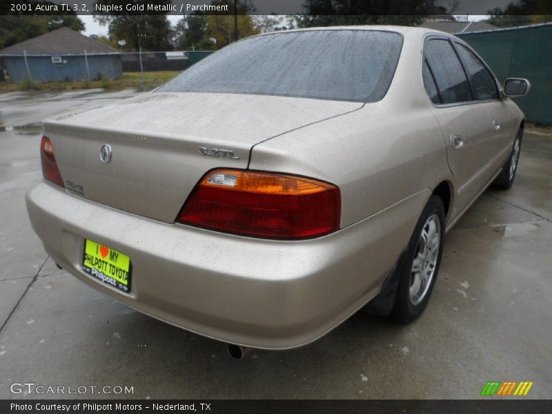 Naples Gold Metallic / Parchment 2001 Acura TL 3.2