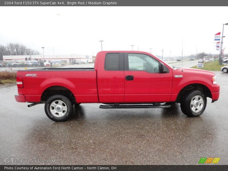 Bright Red / Medium Graphite 2004 Ford F150 STX SuperCab 4x4