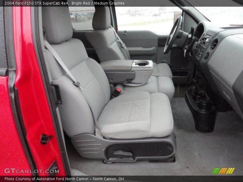Bright Red / Medium Graphite 2004 Ford F150 STX SuperCab 4x4
